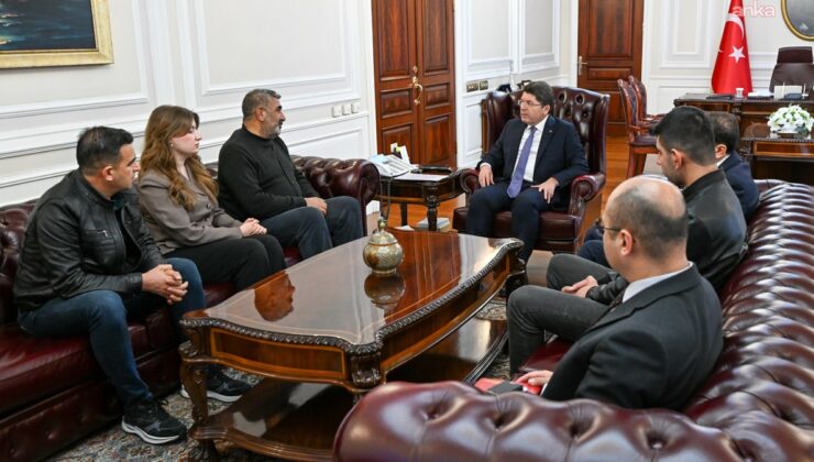 Bakan Tunç, Rojin'in babası ile bir araya geldi