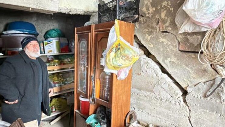 Bartın’da heyelan; 16 evin duvarlarında çatlaklar oluştu