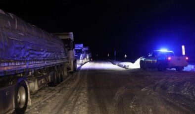 Bayburt-Erzurum kara yolu ulaşıma kapandı