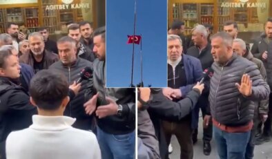 Bayrak indirme olayı sonrası ayağa kalkan ilçe: Bize mal etmesinler