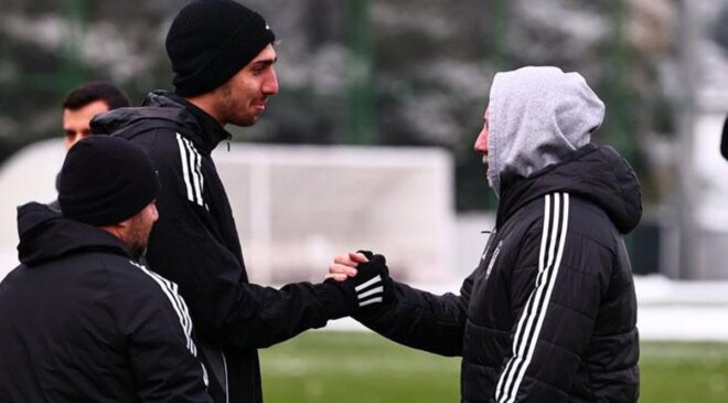 Beşiktaş ikinci yarı hazırlıklarına kar altında başladı, Kartal Antalya yolcusu