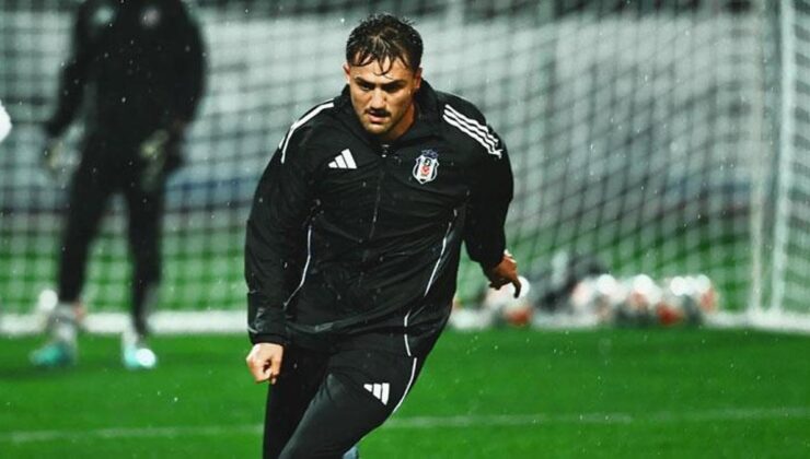 Beşiktaş’ta Cengiz Ünder sevinci, yaklaşık bir ay sonra takımla çalıştı