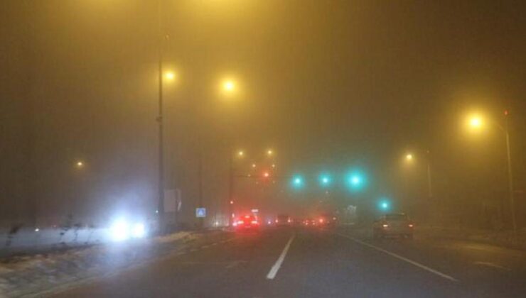 Bir ilimizde uçuşlar iptal edildi: Görüş mesafesi 10 metreye düştü