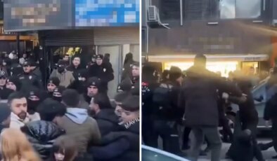 Bir şehrimizi karıştıran esnaf! Dükkanın önü savaş alanına döndü