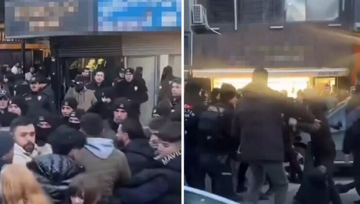 Bir şehrimizi karıştıran esnaf! Dükkanın önü savaş alanına döndü