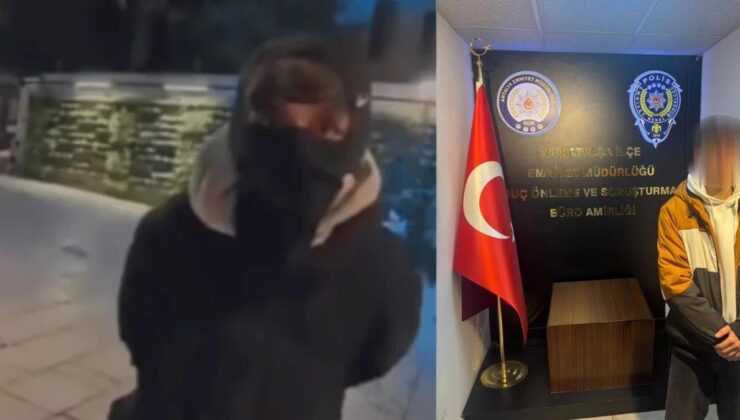 Bisikletli genci tehdit eden şüpheli gözaltında