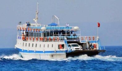 Bodrum’da feribot seferlerine fırtına engeli