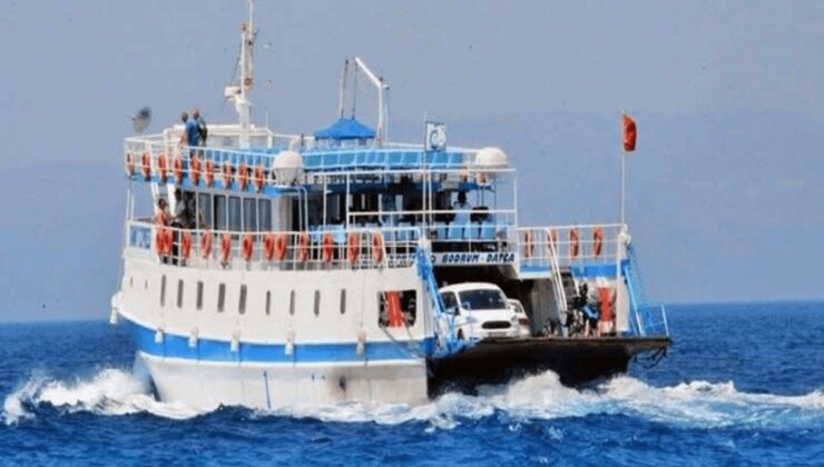 Bodrum'da feribot seferlerini iptal edildi