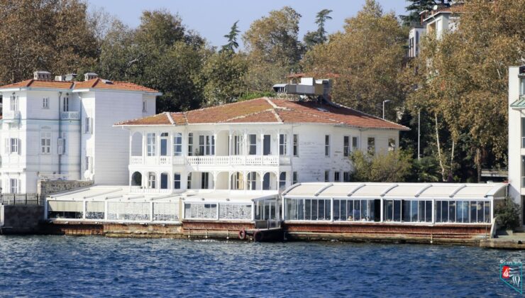 Boğaz'daki 200 yıllık tarihi yalı satılıyor