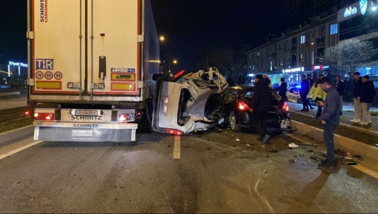 Bursa'da feci kaza: 1 ölü, 1 yaralı