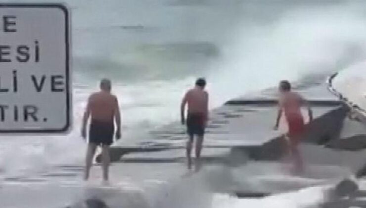 Caddebostan’da denize giren 3 kişi hastanelik oldu