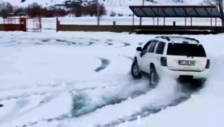 Cami avlusunda drift yapan sürücüye 58 bin TL ceza