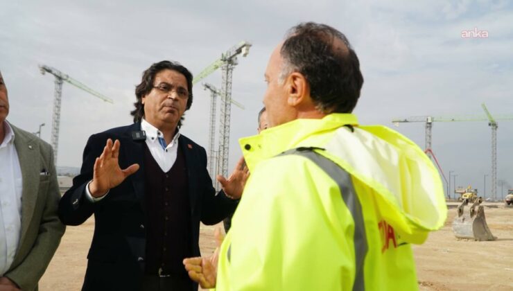 CHP’li İl Başkanı Horzum’u şehir hastanesi şantiyesine almadılar