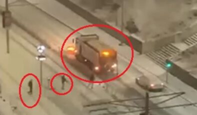 Çocukların attığı kar topu faciaya yol açıyordu