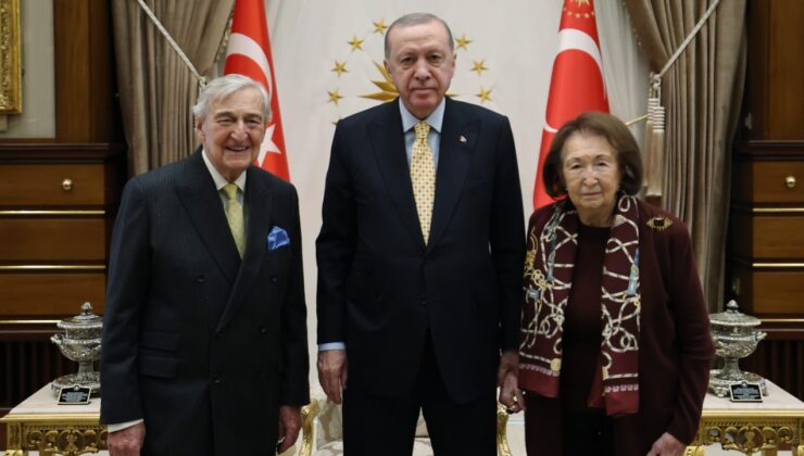 Cumhurbaşkanı Erdoğan, Koç ve Arsel'i kabul etti