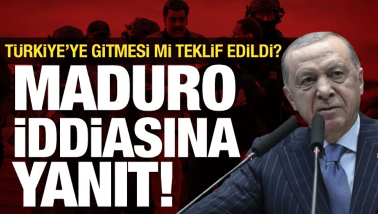 Cumhurbaşkanı Erdoğan’dan Maduro iddiasına yanıt: Öyle bir şey yok!