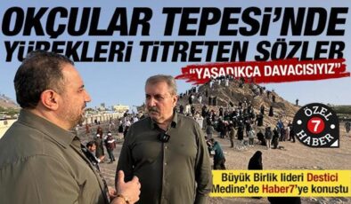 Destici’den mukaddes topraklarda yürekleri titreten sözler: Yaşadıkça davacısıyız