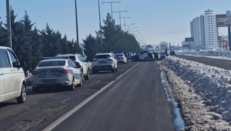 Diyarbakır’da buzlanma kazası: 12 yaralı