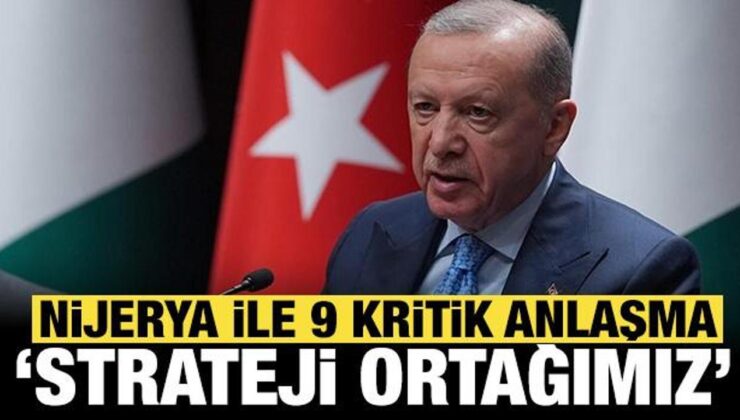 Erdoğan: Nijerya Cumhurbaşkanı ile 5 milyar dolar ticaret hacmi hedefimizi teyit ettik
