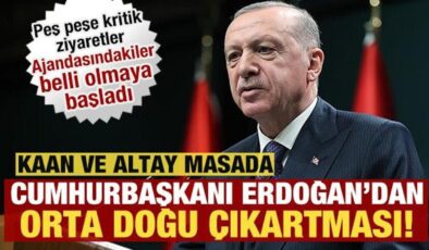 Erdoğan, Orta Doğu turuna çıkıyor! Peş peşe kritik ziyaretler: KAAN ve Altay masada!