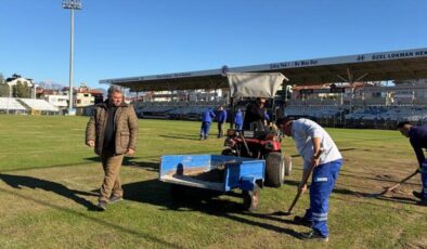 Fethiyespor-Galatasaray maçı öncesi son hazırlıklar devam ediyor