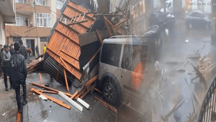 Fırtınada ölümden koşarak kurtuldular