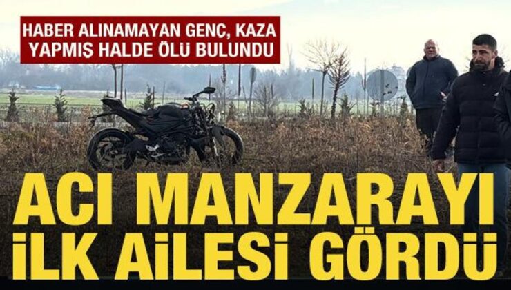 Geceden beri haber alınamayan genç, kaza yapmış halde ölü bulundu