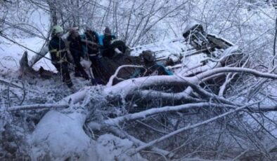 Giresun’da otomobil fındık bahçesine yuvarlandı: 6 Yaralı