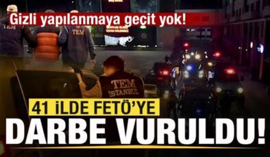 Gizli yapılanmaya geçit yok! 41 ilde FETÖ’ye darbe! 223 şüpheli yakalandı