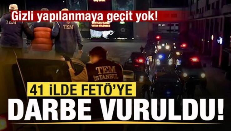 Gizli yapılanmaya geçit yok! 41 ilde FETÖ’ye darbe! 223 şüpheli yakalandı