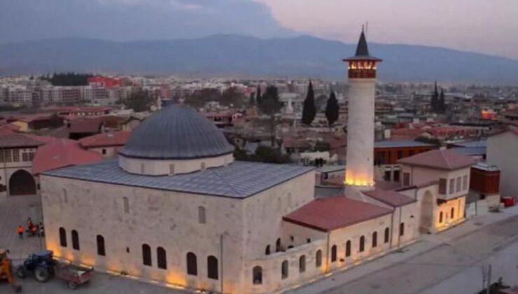 Habibi Neccar Camii  yeniden ibadete açıldı