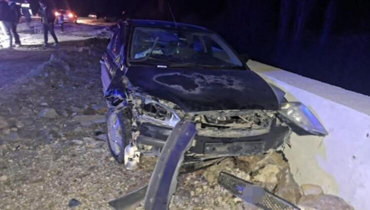 Hisarcık’ta otomobil ile motosiklete çarpıştı: 2 yaralı