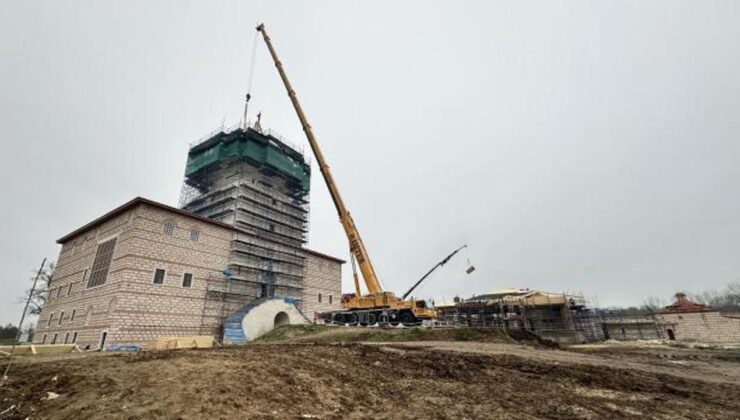 İhyası süren Edirne Sarayı’ndaki hummalı çalışmalar devam ediyor