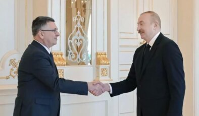 İlham Aliyev, İsrail Dışişleri Bakanı Gideon Saar’ı kabul etti