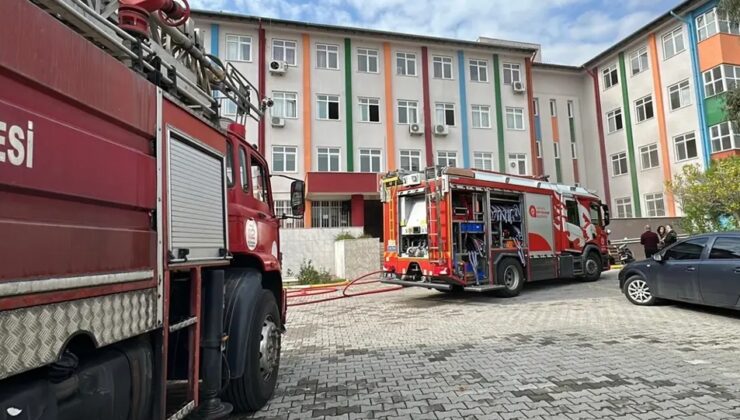 İlkokulda yangın paniği! Tahliye başladı okul tatil edildi