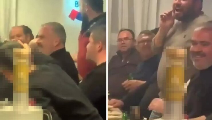 İnfial yaratan görüntü: Alkol masasında sela okutan MHP’li meclis üyesi