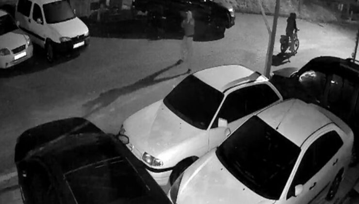 İş yerine silahlı saldırı kamerada