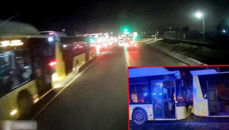 İstanbul’da zincirleme kaza! İETT otobüsleri birbirine girdi