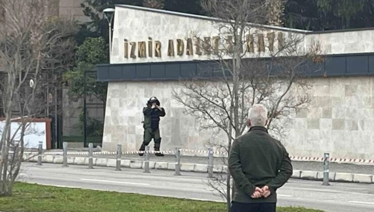 İzmir Adliyesi'nde bomba paniği