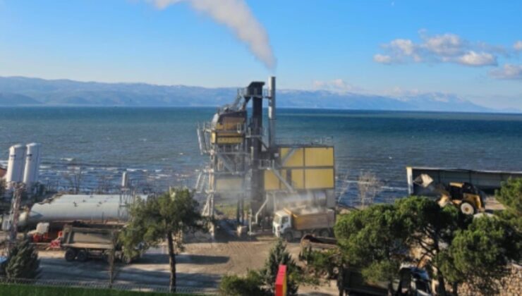 İznik gölü kıyısında asfalt tesisi skandalı