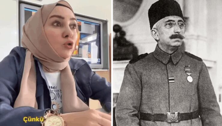 Kadın öğretmenin 'Vahdettin' videosu gündem oldu