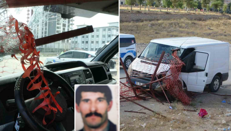 Kafasına demir korkuluk saplandı: Sürücü 3,5 aylık yaşam mücadelesini kaybetti
