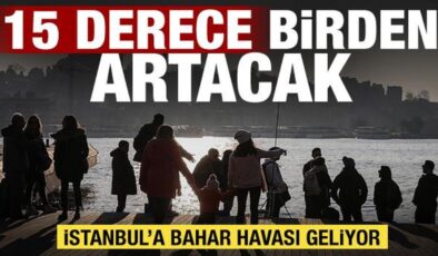 Kar gidiyor güneş geliyor! AKOM duyurdu: İstanbul’da sıcaklıklar 15 derece yükselecek
