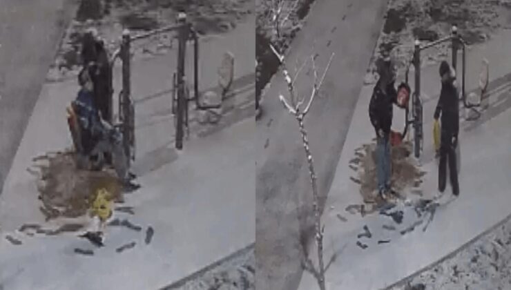 Kar yağışı altında yaptıkları hayrete düşürdü