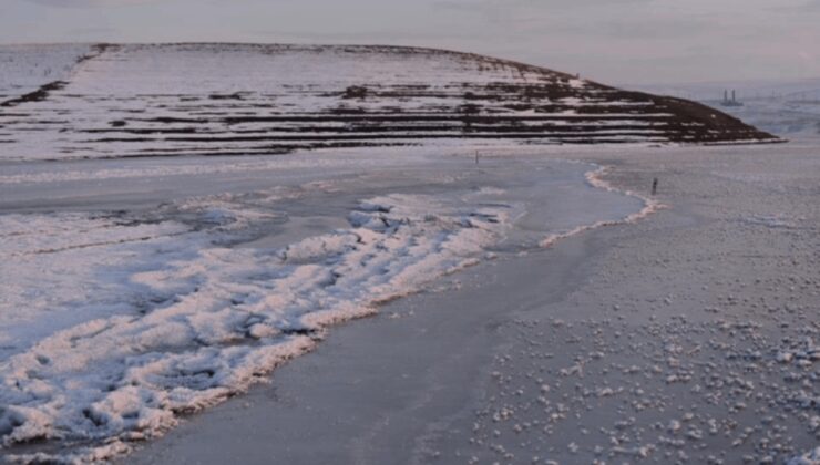 Kars'ta baraj dondu: Hava -31 derece!