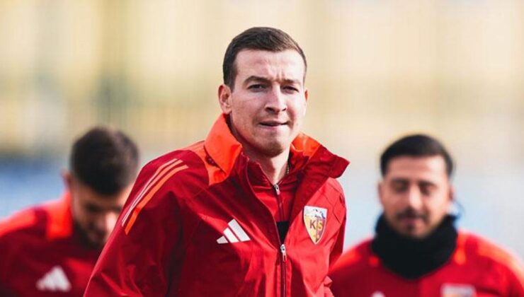 Kayserispor’un yeni transfer Denis Makarov ilk antrenmanına çıktı