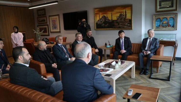 Kazakistan Büyükelçisi ve Başkonsolosu’ndan Kanal 7 Medya Grubu’na ziyaret
