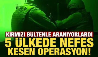 Kırmızı bültenle aranan 13 suçlu Türkiye’ye getirildi!
