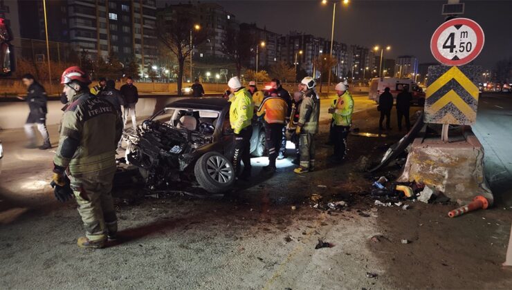 Kontrolden çıkan araçta can pazarı: 1 ölü, 2 yaralı