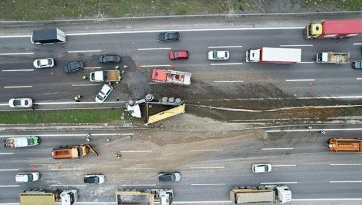 Kuzey Marmara Otoyolu’nda kaza: Bölgeye ekipler sevk edildi